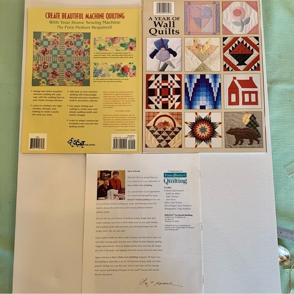 Lot of 3 Quilting Magazines Machine Quilting Wall Quilts Freehand Quilt Vintage - Picture 5 of 13